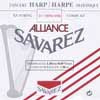 HPK-145R Savarez Alliance small or concert harp string, plain KF, 1,45mm, length: 1,50 meter, red