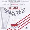 HPK-160-R Savarez Alliance small or concert harp string, plain KF, 1,60mm, length: 1,50 meter, red