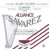 HPK-172-B Savarez Alliance small or concert harp string, plain KF, 1,72mm, length: 1,50 meter, black