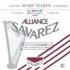 HPK-172-B Savarez Alliance small or concert harp string, plain KF, 1,72mm, length: 1,50 meter, black