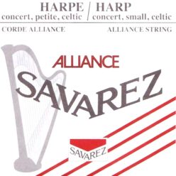   HPK-180R Savarez Alliance small or concert harp string, plain KF, 1,80mm, length: 1,5 meter, red