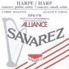 HPK-37R Savarez Alliance small or concert harp string, plain KF, 0,37mm, length: 1 meter, red