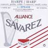 HPK-41B Savarez Alliance small or concert harp string, plain KF, 0,41mm, length: 1 meter, black