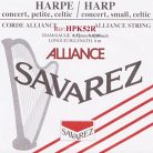 HPK-52R Savarez  small or concert harp string, plain KF, 0,52mm, length: 1 meter, red