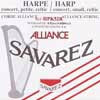 HPK-52R Savarez  small or concert harp string, plain KF, 0,52mm, length: 1 meter, red