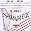 HPK-55B Savarez Alliance small or concert harp string, plain KF, 0,55mm, length: 1 meter, black