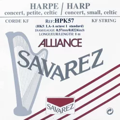   HPK-57 Savarez Alliance small or concert harp string plain KF, 0,57mm, length: 1 meter