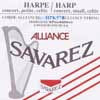 HPK-57B Savarez Alliance small or concert harp string, plain KF, 0,57mm, length: 1 meter, black