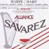 HPK-69R Savarez  small or concert harp string, plain KF, 0,69mm, length: 1 meter, red