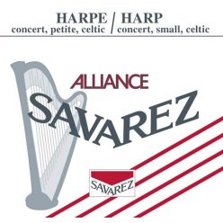   HPK-71-B Savarez Alliance small or concert harp string, plain KF, 0,71mm, length: 1 meter, black