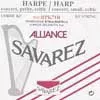 HPK-71R Savarez Alliance small or concert harp string, plain KF, 0,71mm, length: 1 meter, red