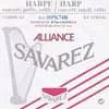 HPK-74B Savarez Alliance small or concert harp string, plain KF, 0,74mm, length: 1 meter, black