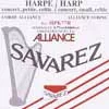 HPK-77R Savarez Alliance small or concert harp string, plain KF, 0,77mm, length: 1 meter, red