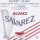 HPK-84B Savarez Alliance small or concert harp string, plain KF, 0,84mm, length: 1 meter, black