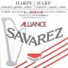 HPK-91R Savarez Alliance small or concert harp string, plain KF, 0,91mm, length: 1 meter, red