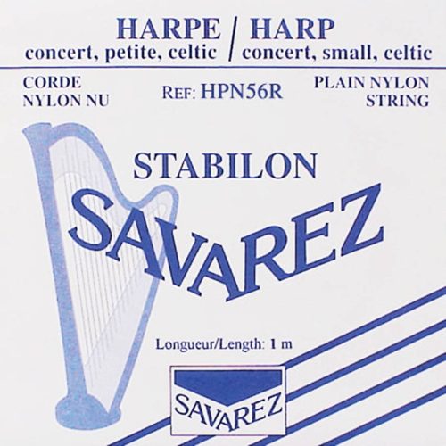 HPN-56-R Savarez  harp string, rectified nylon, 0,56mm, length: 1 meter, red