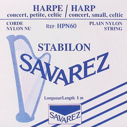 HPN-60 Savarez  harp string, rectified nylon, 0,60mm, length: 1 meter