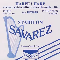   HPN-94-B Savarez  harp string, rectified nylon, 0,94mm, length: 1 meter, blue