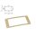 HPR-08-SCR Boston  pickup ring, humbucker, plastic, ivory, slanted, height: 2,5x 5,2mm, low