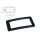 HPR-08-TBK Boston  pickup ring, humbucker, plastic, black, height: 7,7x 9,3mm, high, slanted