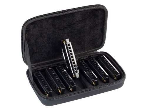 HRM-20-7 Belcanto  blues harp set with softcase, C-D-E-F-G-A-B