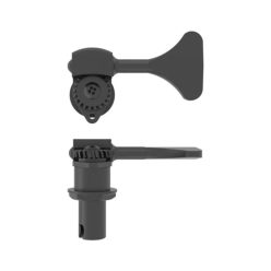   HS0655KB Hipshot  HB6 1/2" licensed Ultralite bass tuning machine, black, Y key