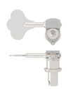 HS0670KCT Hipshot  HB6 3/8" licensed Ultralite bass tuning machine, chrome, clover key, treble side