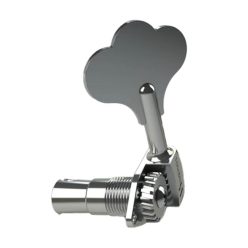   HS0675KCT Hipshot  HB6 1/2" licensed Ultralite bass tuning machine, chrome, clover key, treble side