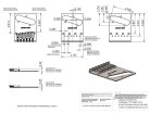 HS4410046B Hipshot  Telecaster retrofit bridge, 4 hole 6 saddles, black