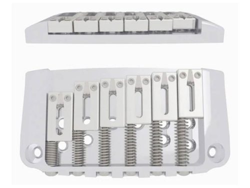 HS4IBG06C Hipshot  Ibby HM guitar bridge, solid billet brass, chrome