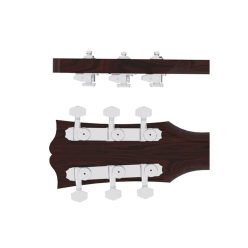   HS6K2EL0C Hipshot  guitar tuner upgrade kit, 3+3 Grip-Lock, closed chrome