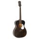 HSA-35-MBK Richwood Heritage Series auditorium guitar with solid cedar top, matt trans black