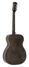 HSA-35-MBK Richwood Heritage Series auditorium guitar with solid cedar top, matt trans black