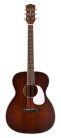 HSA-35-MBR Richwood Heritage Series auditorium guitar with solid cedar top, matt trans brown