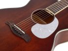 HSA-35-MBR Richwood Heritage Series auditorium guitar with solid cedar top, matt trans brown