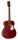 HSA-35-MRD Richwood Heritage Series auditorium guitar with solid cedar top, matt trans red