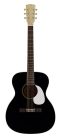 HSA-55-BK Richwood Heritage Series auditorium guitar with solid spruce top, black