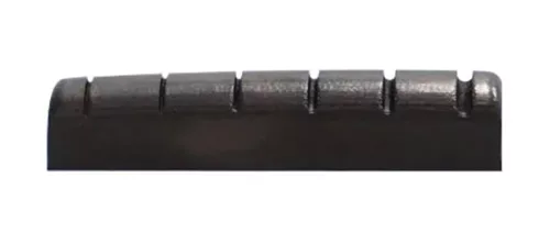 HSBK-NG1 Hosco Japan  black impregnated slotted bone nut, cnc machined, G-style