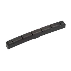   HSBK-NS1 Hosco Japan  black impregnated slotted bone nut, cnc machined, F-style for 7.25" radius