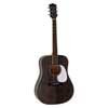 HSD-35-MBK Richwood Heritage Series dreadnought guitar with solid cedar top, matt trans black