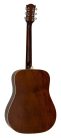 HSD-35-MBR Richwood Heritage Series dreadnought guitar with solid cedar top, matt trans brown