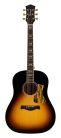 HSDS-42-SB Richwood Heritage Series dreadnought guitar with solid spruce top, sunburst