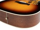 HSDS-42-SB Richwood Heritage Series dreadnought guitar with solid spruce top, sunburst