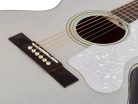 HSJ-55-GS Richwood Heritage Series jumbo guitar with solid spruce top, silver sparkle metallic