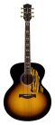 HSJS-42-VS Richwood Heritage Series jumbo guitar with solid spruce top, vintage sunburst