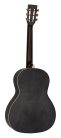 HSP-35-MBK Richwood Heritage Series parlor guitar with solid cedar top, matt trans black