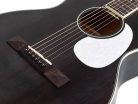 HSP-35-MBK Richwood Heritage Series parlor guitar with solid cedar top, matt trans black