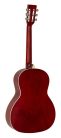 HSP-35-MRD Richwood Heritage Series parlor guitar with solid cedar top, matt trans red