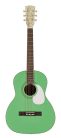 HSP-55-GN Richwood Heritage Series parlor guitar with solid spruce top, mint green