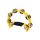 HTA-40-YE Hayman  half moon tambourine, no drum head, plastic, yellow